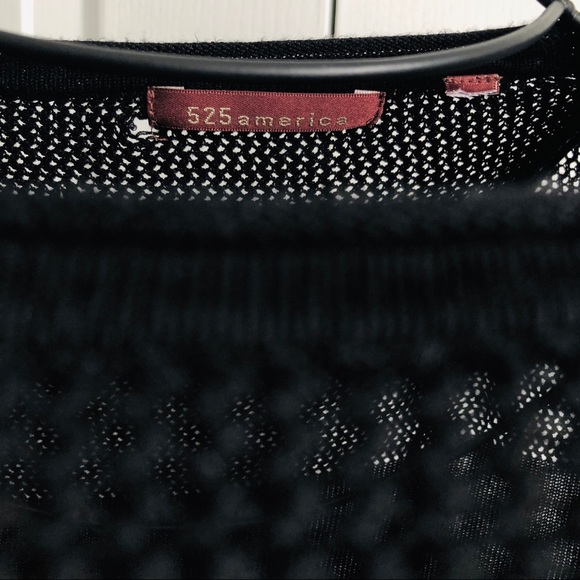 2/$15 🛍️ 525 America Black Long Sleeve Knit Top Size Large - Picture 6 of 6